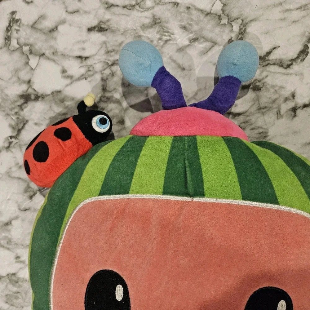 Cocomelon Pillow Plush Soft, Cuddly, Snuggly, Extra Large Pillow‎ With Ladybug